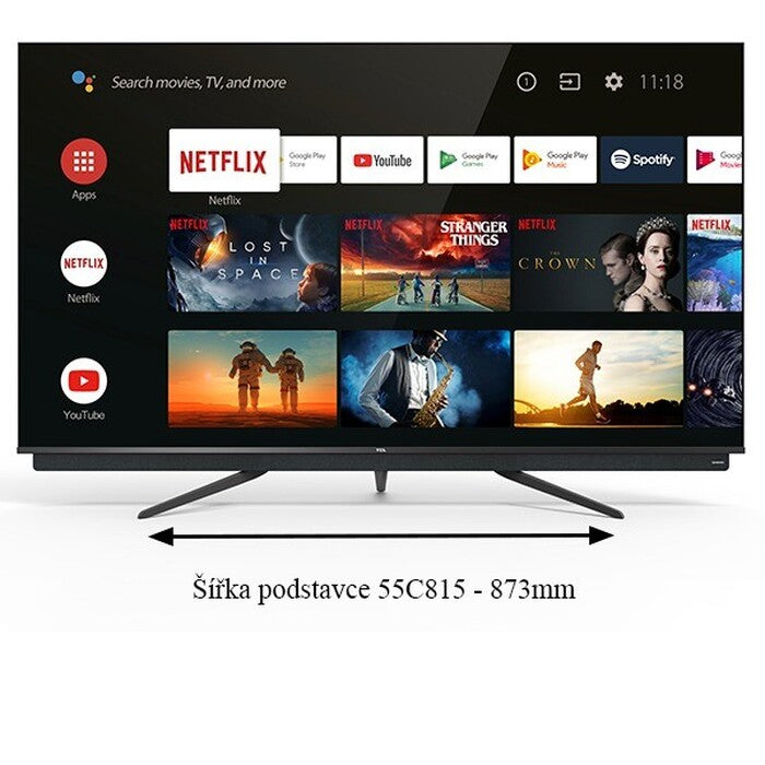 Smart televízor TCL 55C815 (2020) / 55&quot; (139 cm)