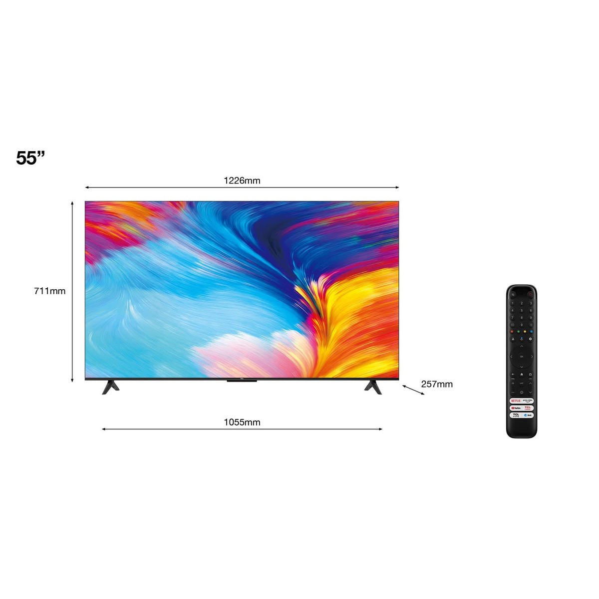 Smart televízor TCL 55P635 / 55&quot; (139 cm)