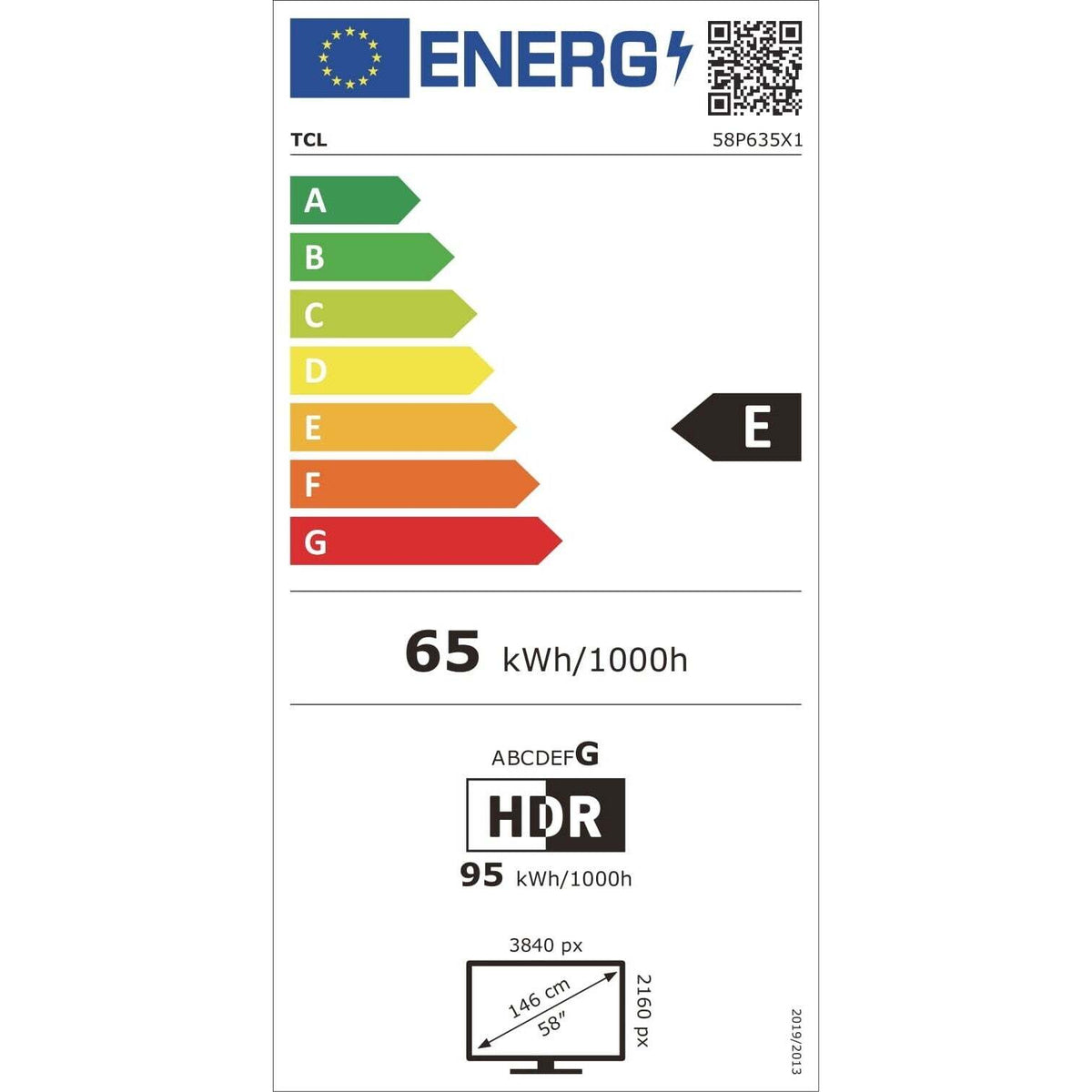 Smart televízor TCL 58P635 (2022) / 58&quot; (146 cm) POŠKODENÝ OBAL