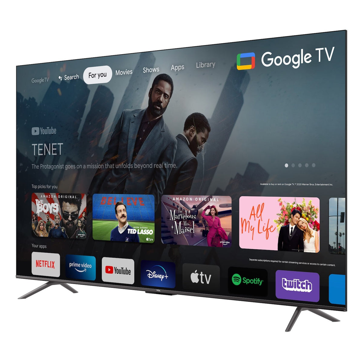 Smart televízor TCL 75P735 (2022) / 75&quot; (189 cm)