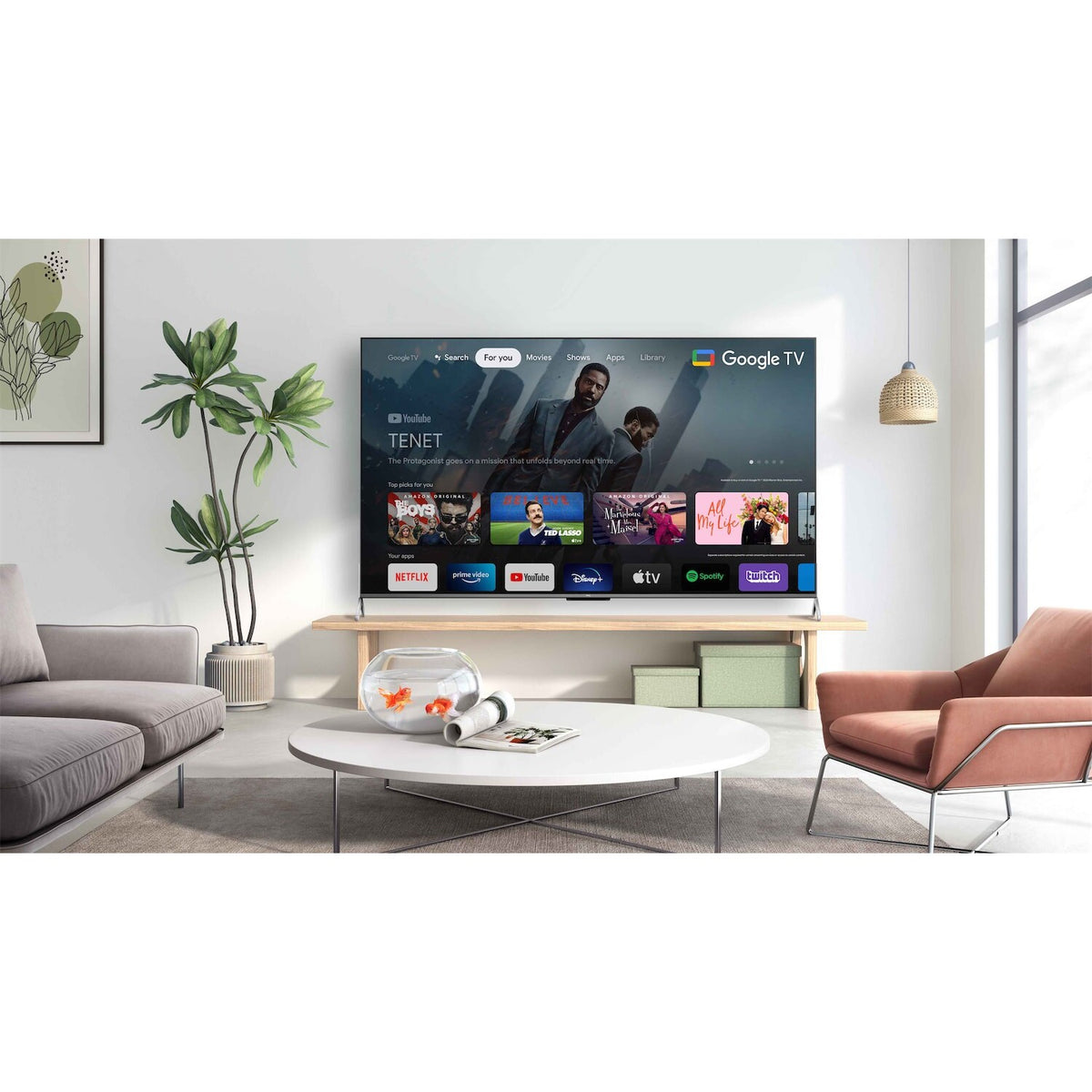 Smart televízor TCL 85C735 (2022) / 85&quot; (214 cm)