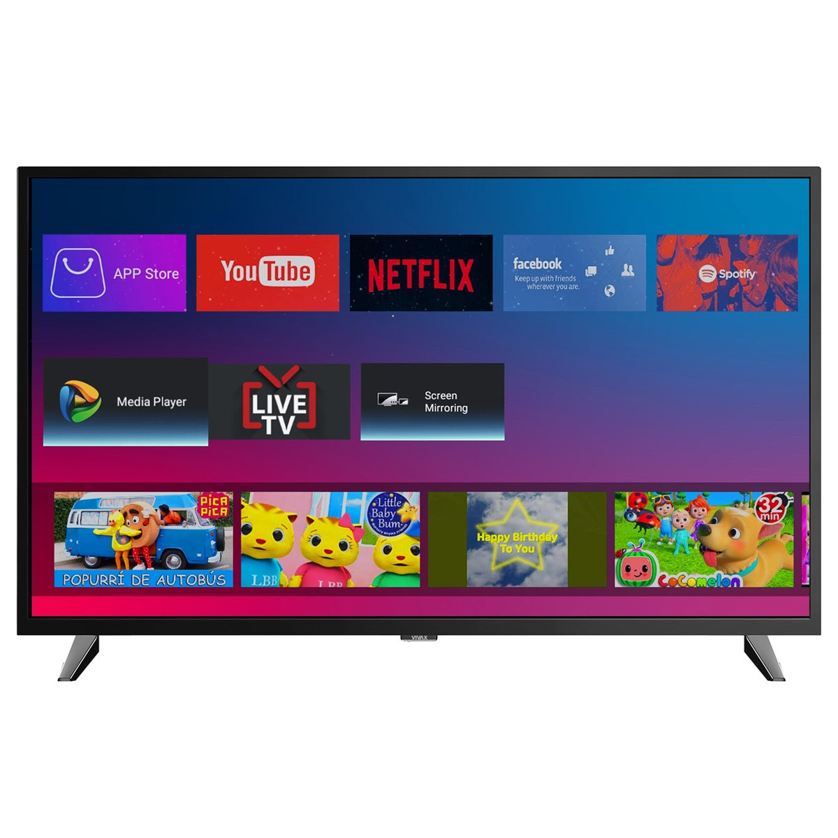 Smart televízor Vivax 43S61T2S2SM / 43&quot; (108 cm)