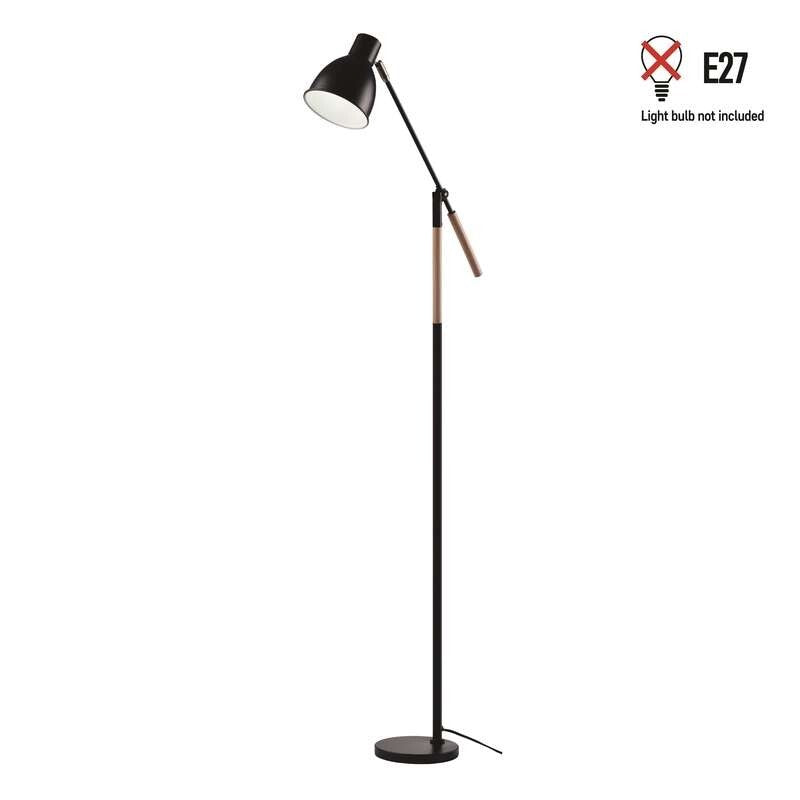 Stojacia lampa Edward Emos Z7606, čierna POŠKODENÝ OBAL