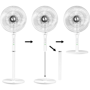 Stojanový/stolný ventilátor ECG FS 410 2in1