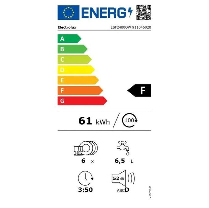 Stolná umývačka riadu Electrolux ESF2400OW, 55 cm, 6 sád POŠKODENÝ OBAL