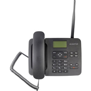 Stolný telefón na SIM kartu Aligator T100, čierny