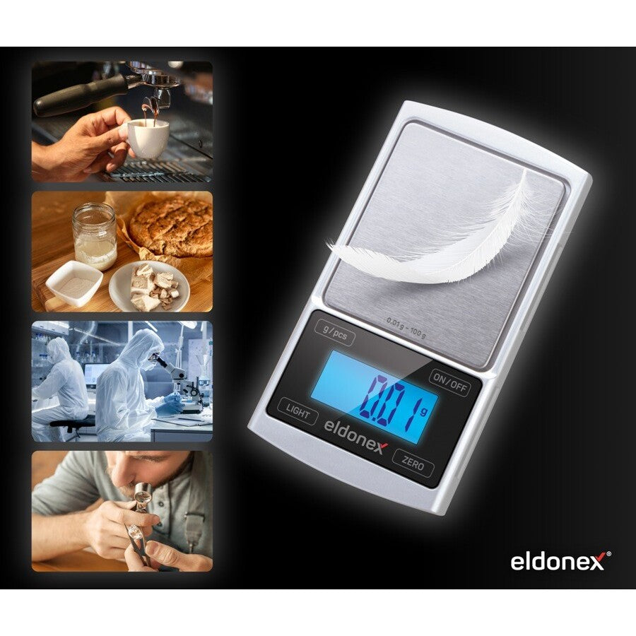 Stotinová váha Eldonex DiamondPro EKS-4040-SL, 100 g