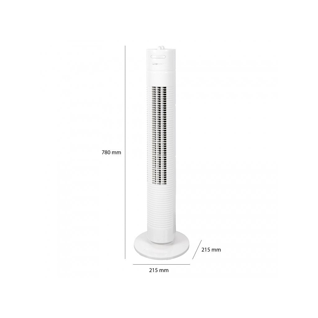 Stĺpový ventilátor Clatronic TVL 3770 WH