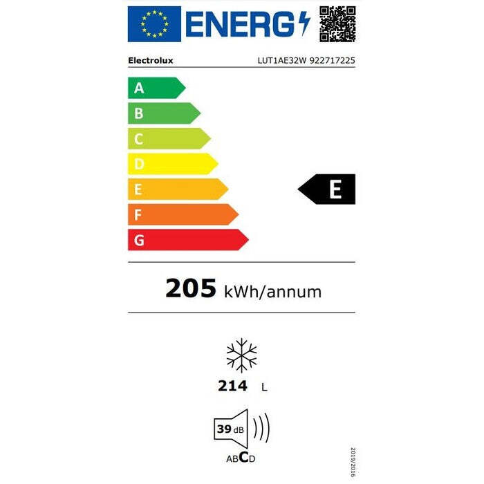 Šuplíková mraznička Electrolux LUT1AE32W