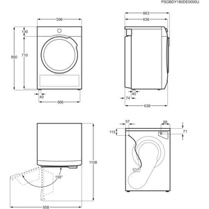 Sušička bielizne AEG AbsoluteCare TR818A2C, A+++, 8 kg