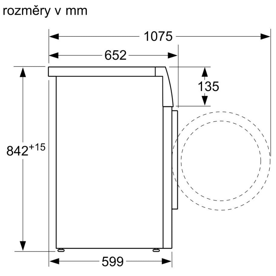 Sušička bilelizně BOSCH WTW85461BY, 9kg, A++ VADA VZHĽADU, ODREN