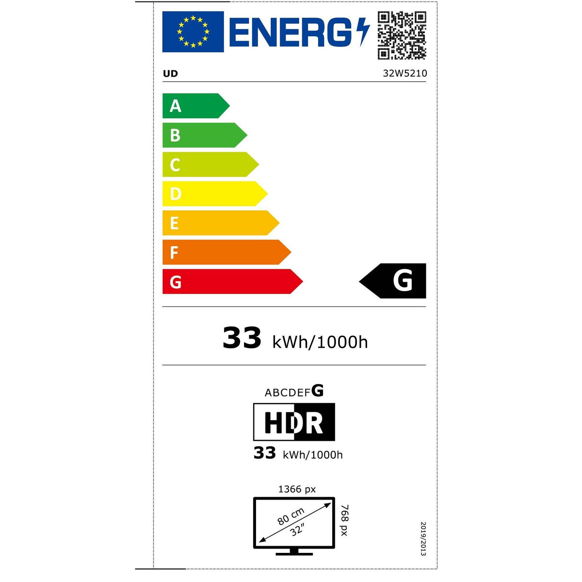 Televízia UDTV 32W5210 / 32&quot; (80cm)