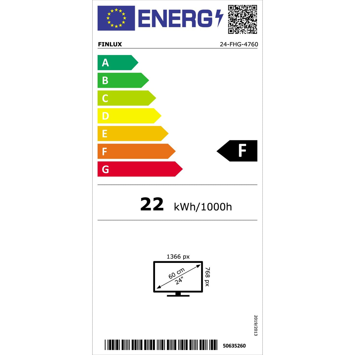 Televízor Finlux 24FHG4760 (2022) / 24&quot; (61 cm)