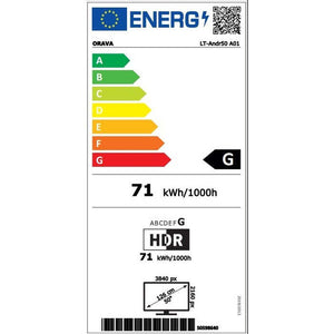 Televízor Orava LT-ANDR50 A01 (2021) / 50" (126 cm)