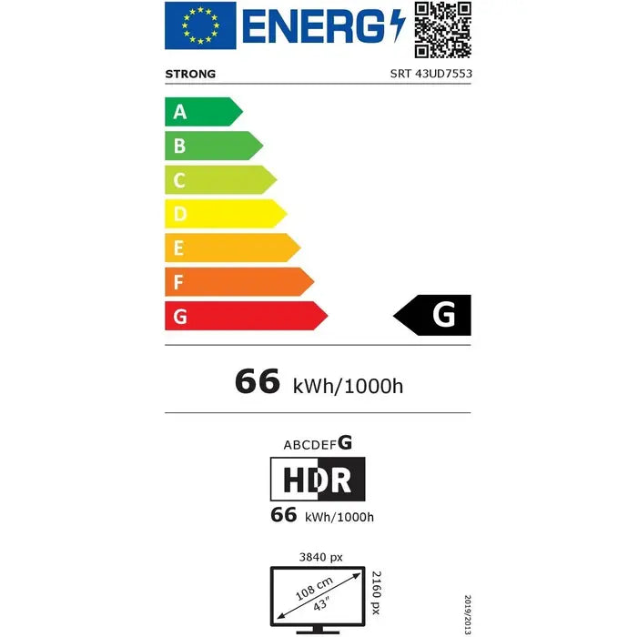 Televízor Strong SRT43UD7553 / 43&quot; (108 cm)