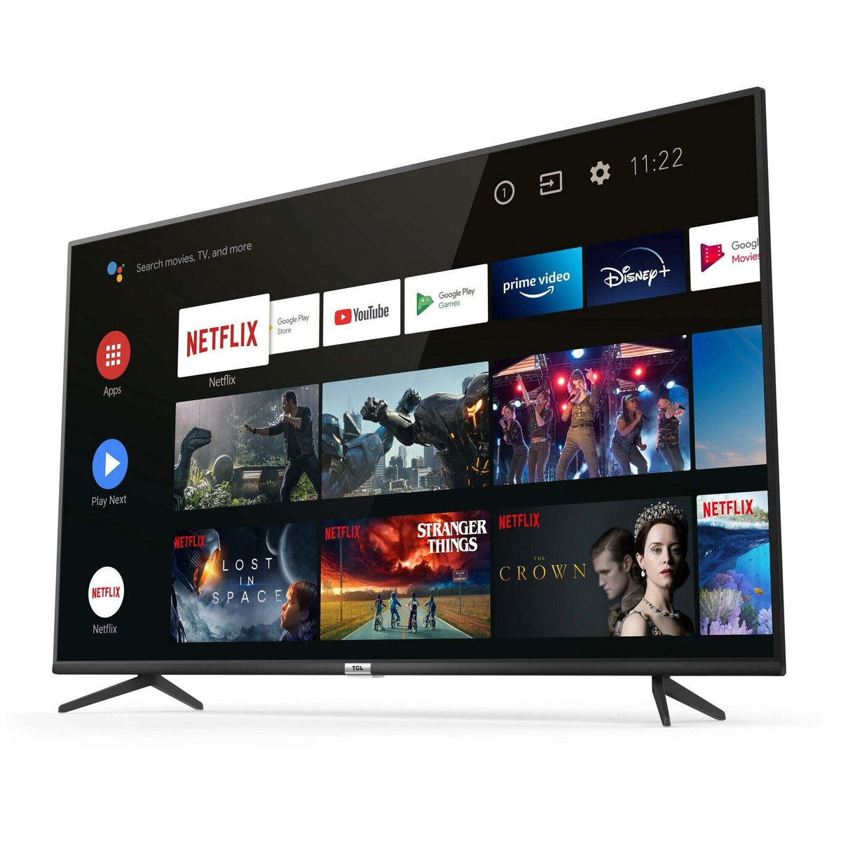 Televízor TCL 55P617 (2021) / 55&quot; (139 cm) POŠKODENÝ OBAL