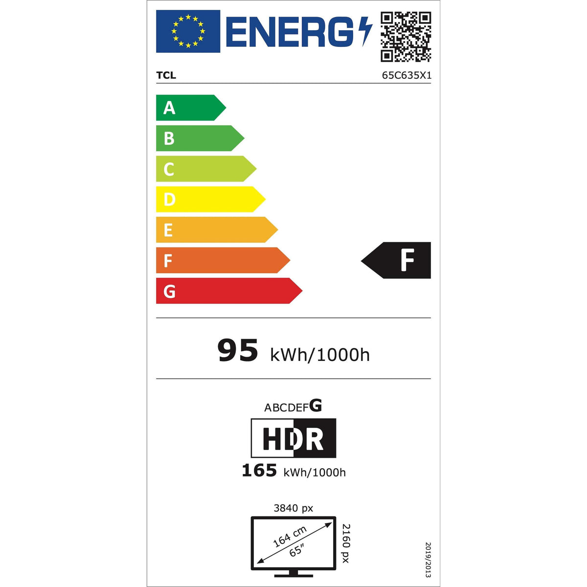 Televízor TCL 65C635 (2022) / 65&quot; (164 cm) POŠKODENÝ OBAL