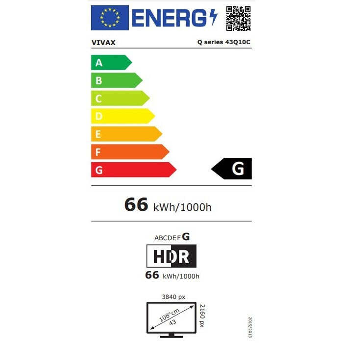 Televízor Vivax 43Q10C (2022) / 43&quot; (109 cm)