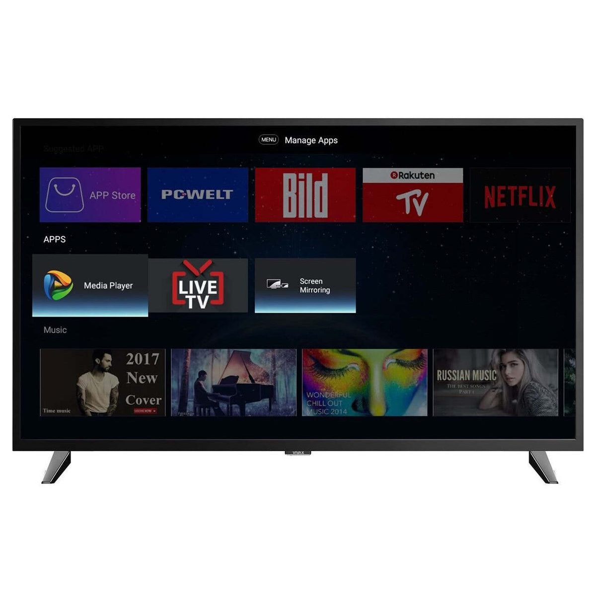 Televízor Vivax 43S61T2S2SM / 43" (108 cm)