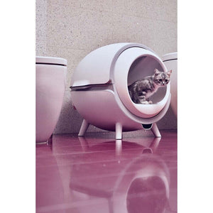 Tesla Smart Cat Toilet VADA VZHĽADU, ODRENINY