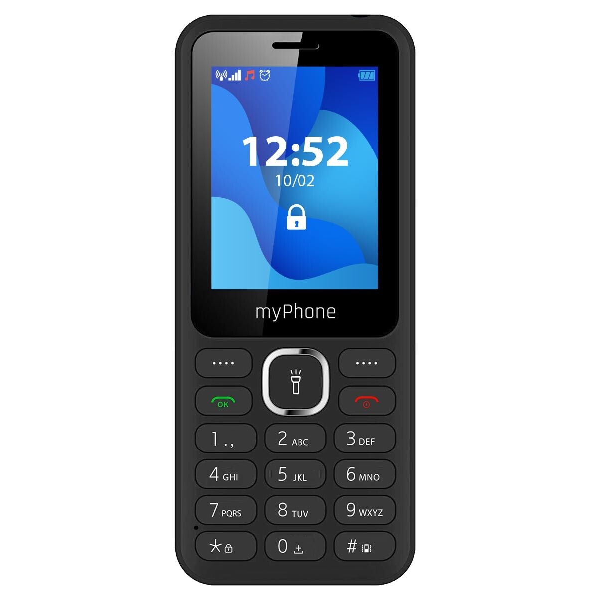 Tlačidlový telefón MyPhone 6320, čierna