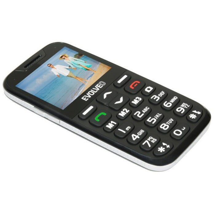 Tlačidlový telefón pre seniorov Evolveo EasyPhone XD, čierna