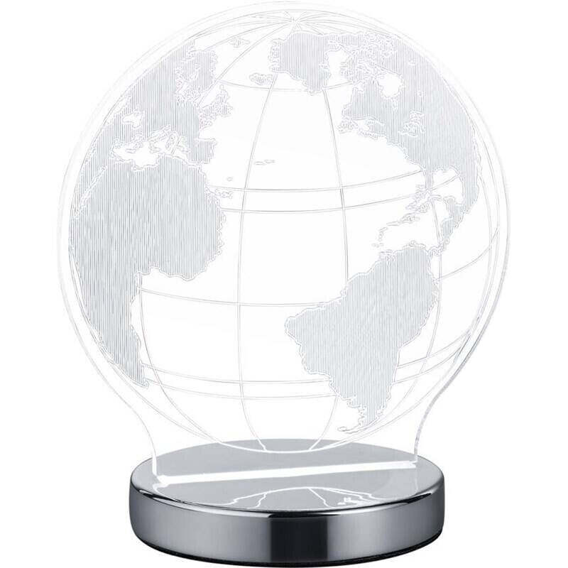 Trio stolné svietidlo Globe RE R52481106, 7W, chróm