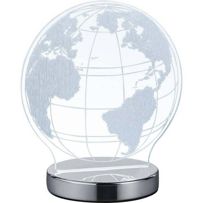 Trio stolné svietidlo Globe RE R52481106, 7W, chróm