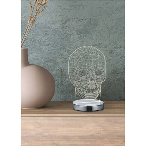 Trio stolné svietidlo Skull RE R52461106, 7W, chróm