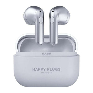 True Wireless slúchadlá Happy Plugs Hope, strieborná