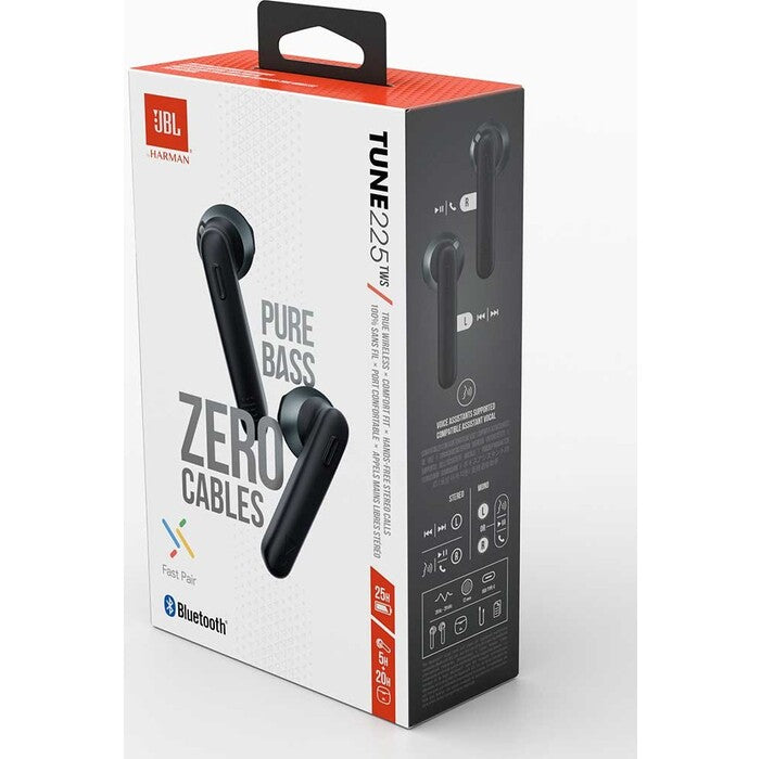 True Wireless slúchadlá JBL Tune 225TWS, čierne