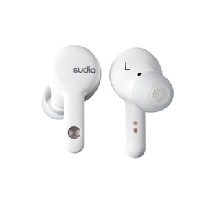 True Wireless slúchadlá SUDIO A2WHT, biela