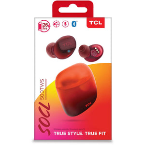 True Wireless slúchadlá TCL SOCL500TWS, oranžové