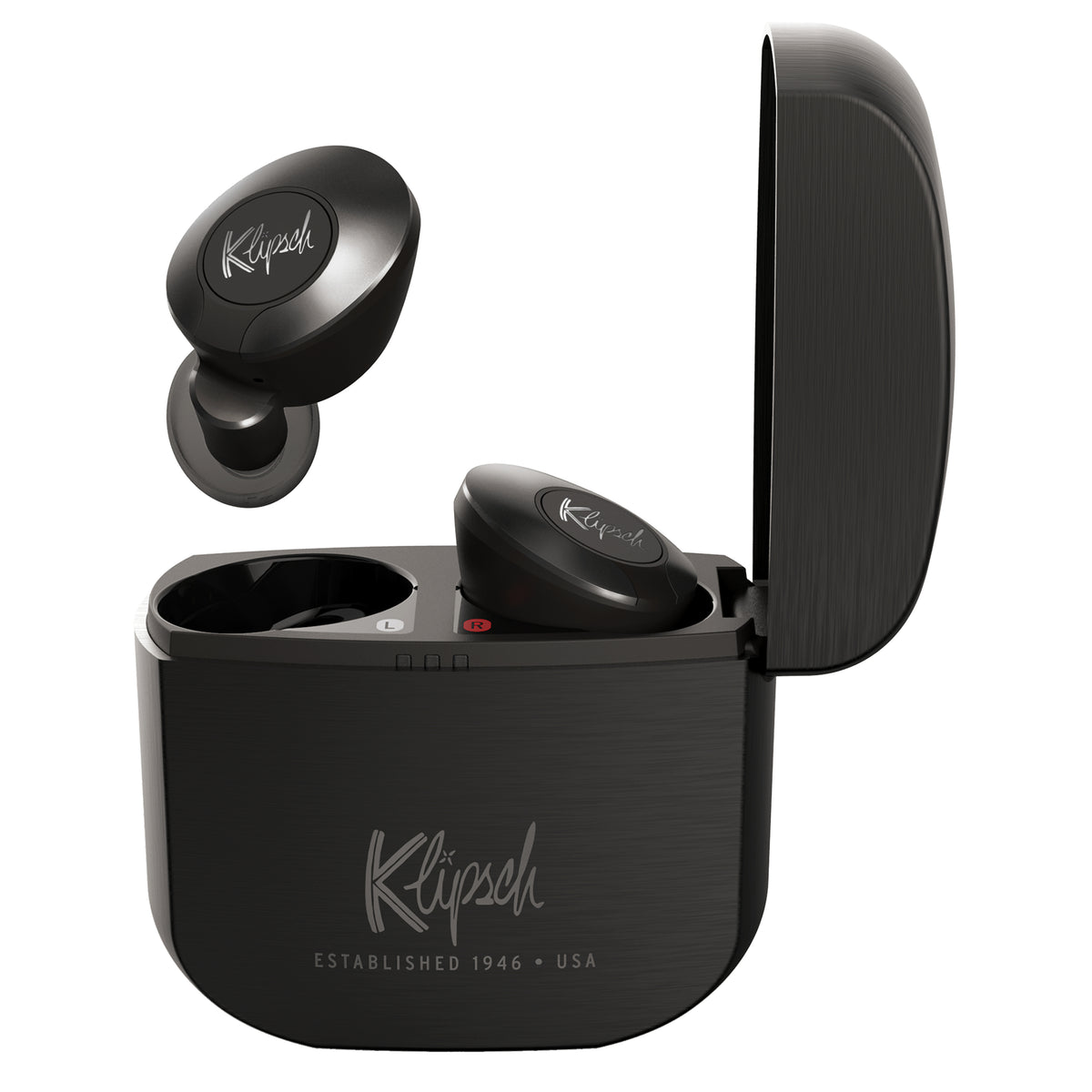 True Wireless sluchátka Klipsch T5 II ANC, černá POUŽITÉ, NEOPOTREBOVANÝ TOVAR