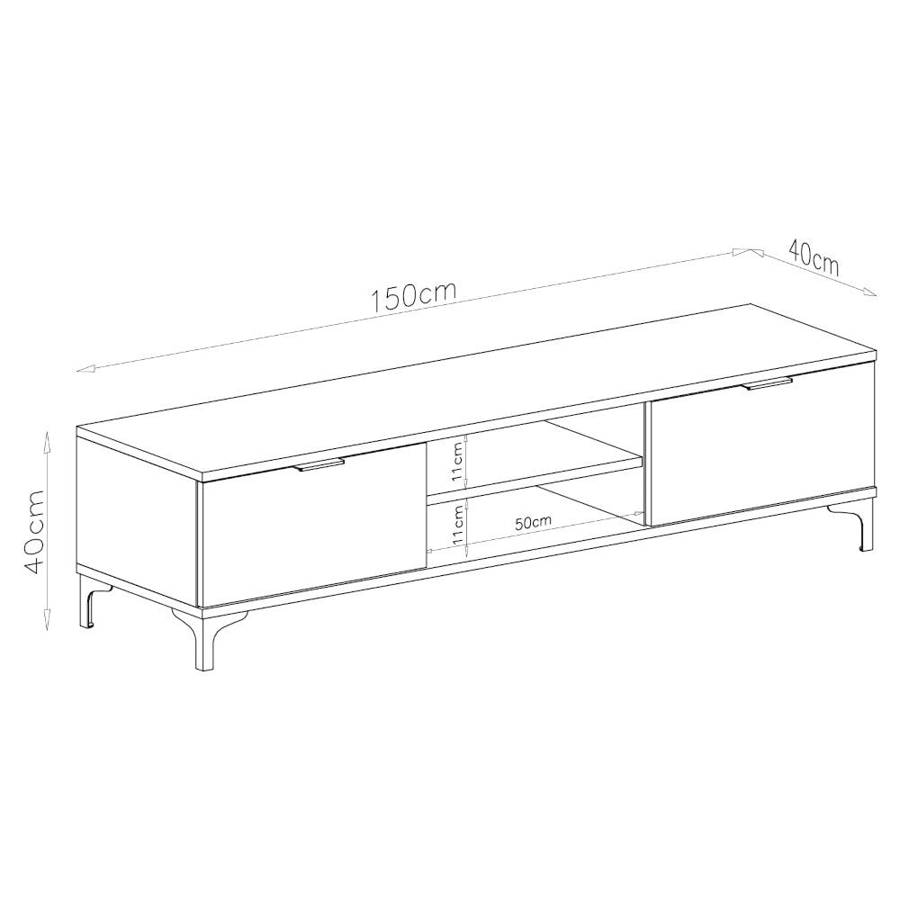 TV stolík Many (dub artisan)