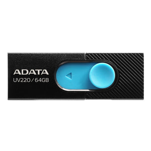 USB kľúč 64GB Adata UV220, 2.0 (AUV220-64G-RBKBL)