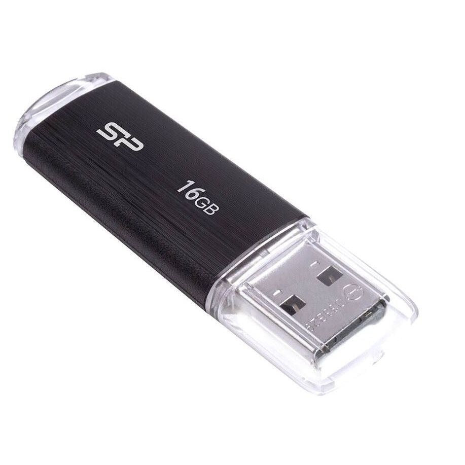 USB flash disk Silicon Power Ultima U02 16GB USB 2.0, čierna