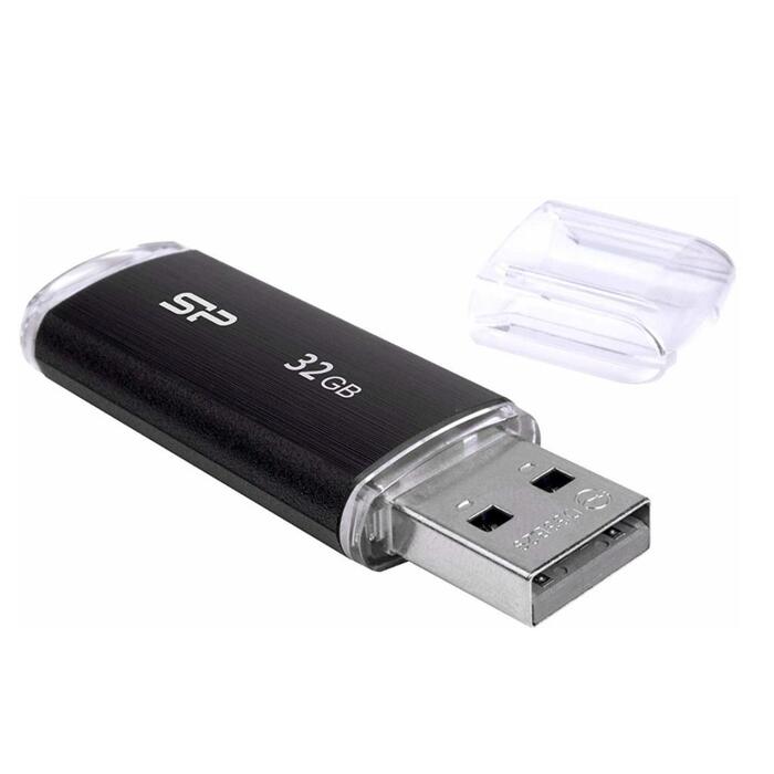 USB flash disk Silicon Power Ultima U02 32GB USB 2.0, čierna