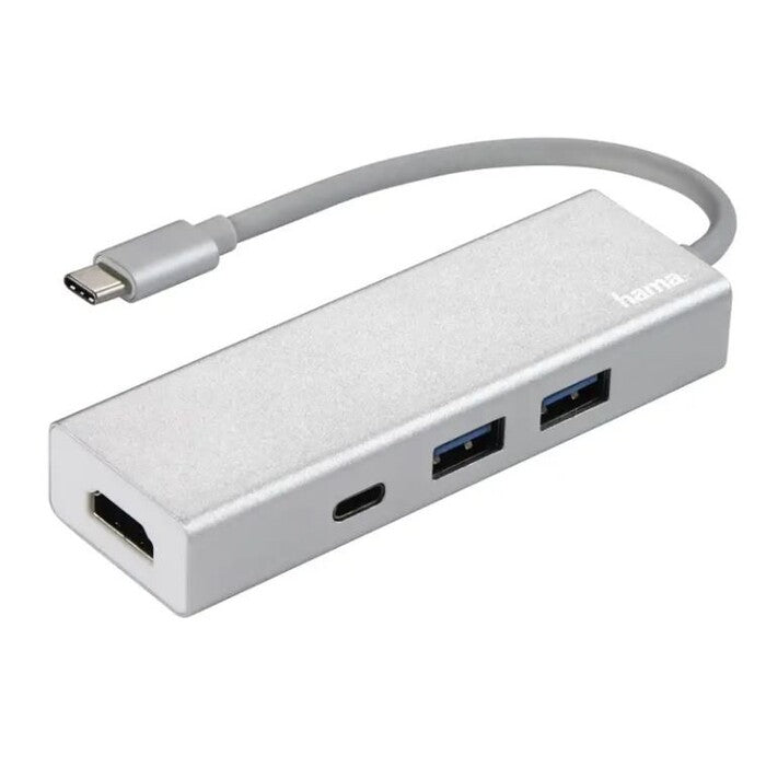 Hub Hama USB-C 3.1, 2x USB-A, USB-C, HDMI (135756)