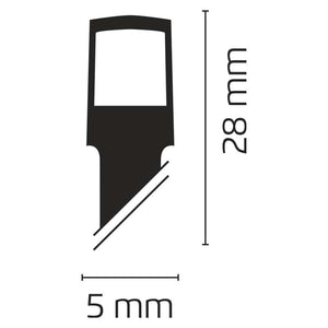 Vianočné osvetlenie Emos ZY1441, cencúle, teplá biela, 2,5 m