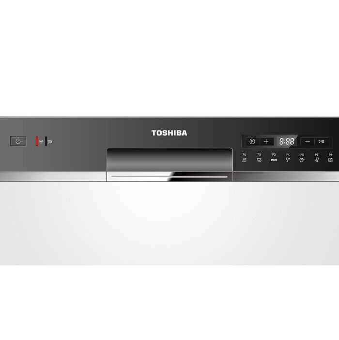 Voľne stojaca umývačka riadu Toshiba DW-08T2EE(W)-CZ POŠKODENÝ OB