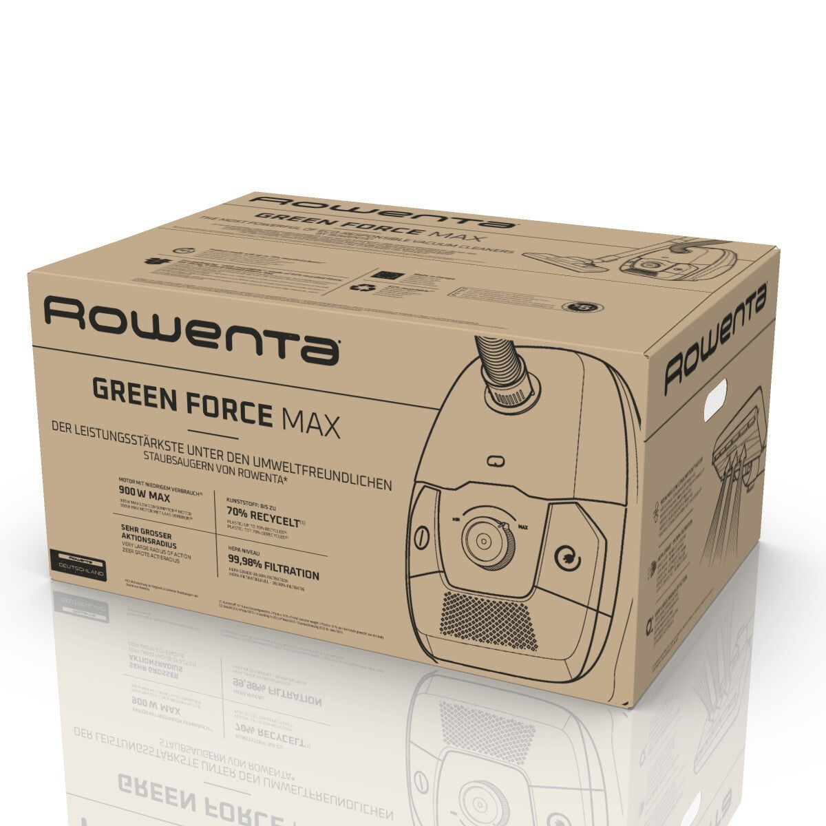 Vreckový vysávač Rowenta Green Force Max ECO RO4931EA