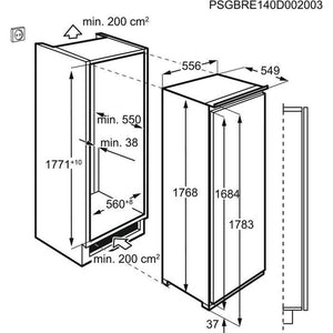 Vstavaná chladnička AEG SKE818F1DC