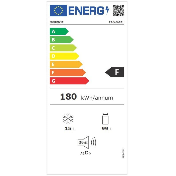 Vstavaná chladnička Gorenje RBI4092E1