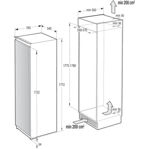 Vstavaná chladnička Gorenje RBI4182E1