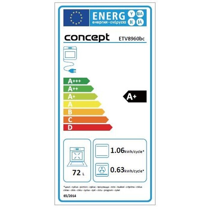 Vstavaná parná rúra Concept ETV8960bc POŠKODENÝ OBAL