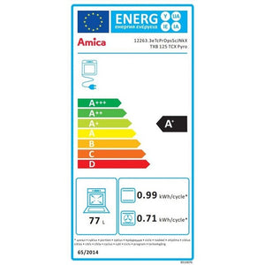 Vstavaná rúra Amica TXB 125 TCX Pyro, A+, nerez