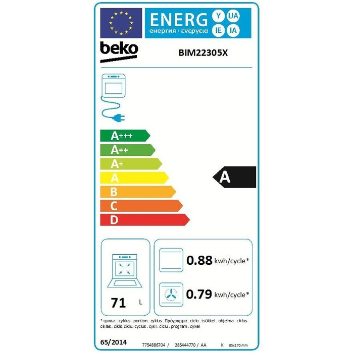 Vstavaná rúra BEKO BIM 22305 X POŠKODENÝ OBAL