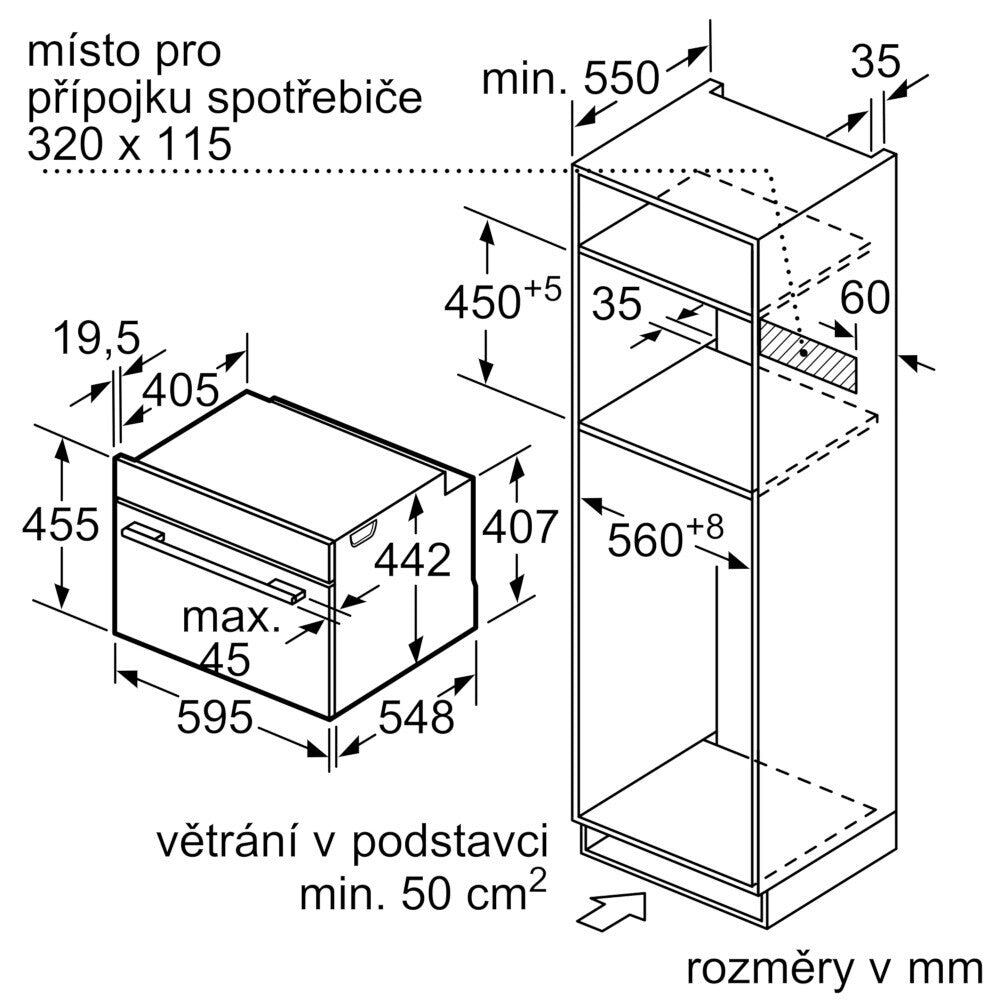 Vstavaná rúra Bosch CMG656BS1 POŠKODENÝ OBAL