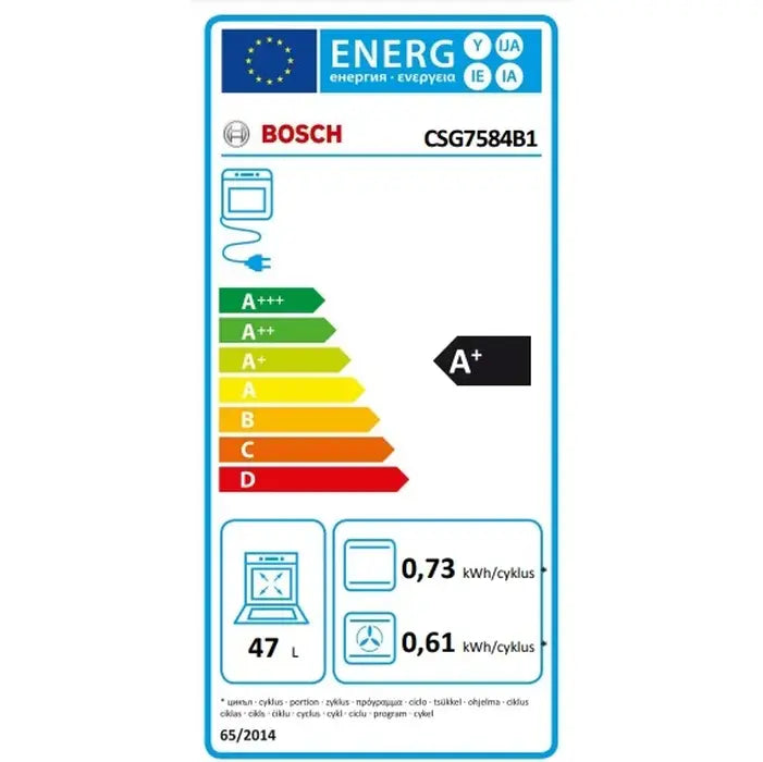 Vstavaná rúra Bosch CSG7584B1